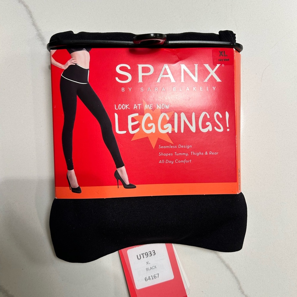 SPANX Seamless Black Leggings